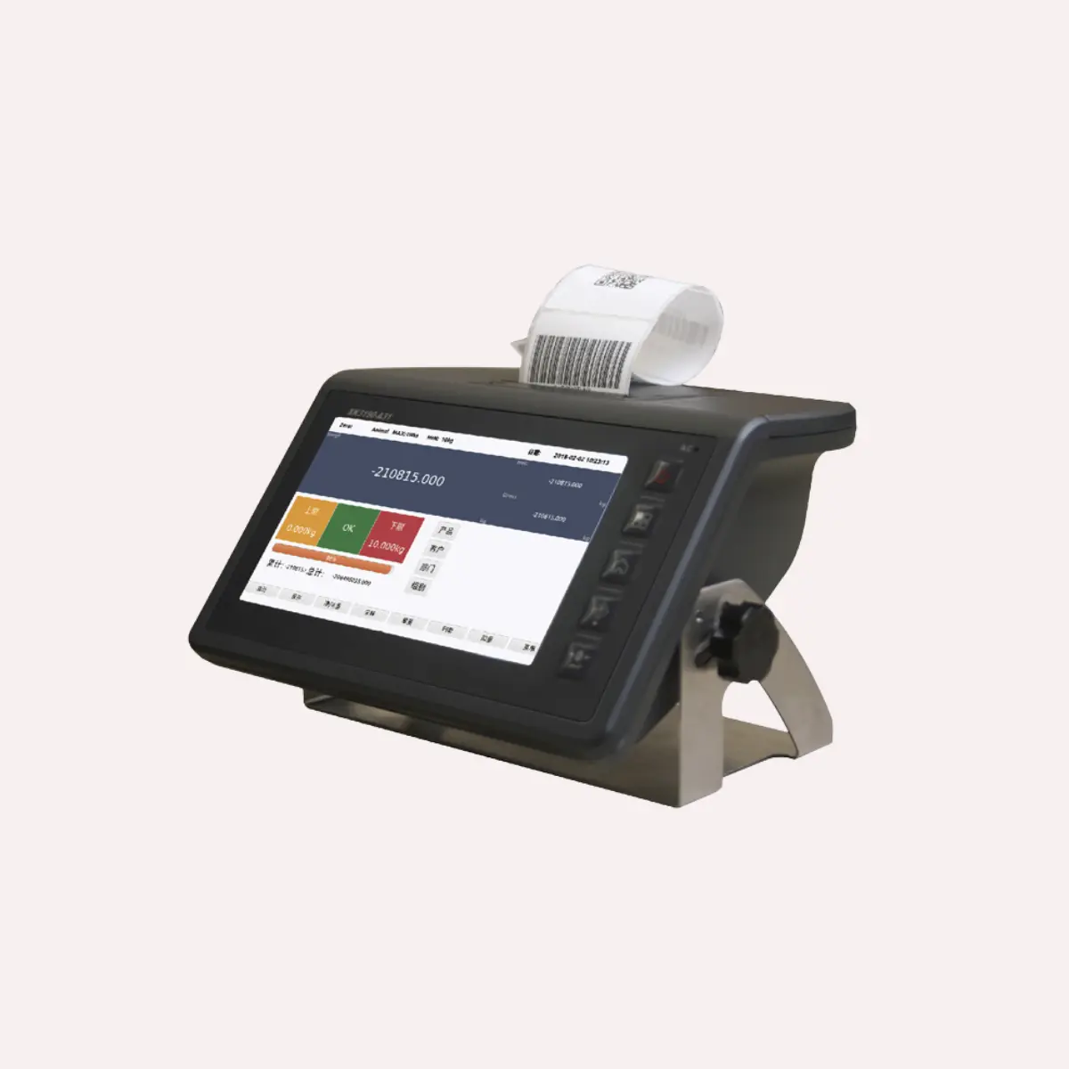 picture of weighing scale printing weight indicator